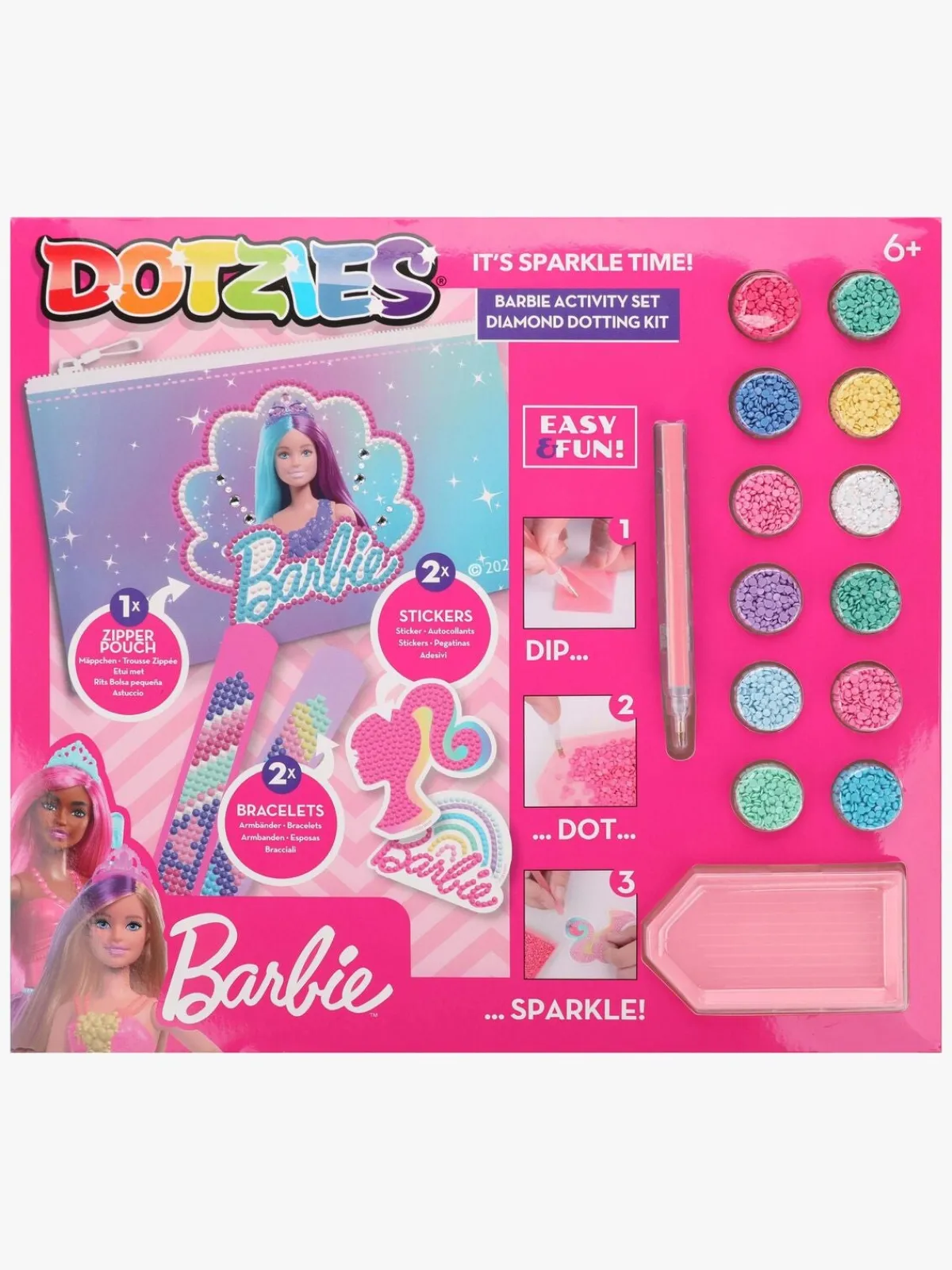 Kreativt Legetøj|Barbie Dotzies Diamantmalesæt
