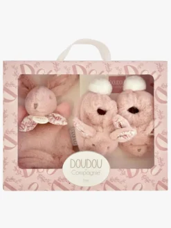 DoudouetCompagnie DouDou Bunny Gavesæt, Pink