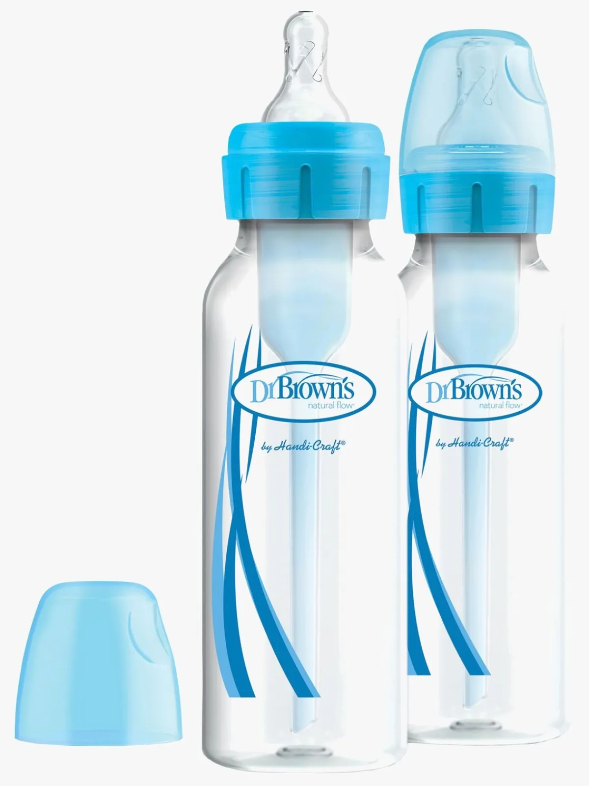 DrBrown Dr. Brown's Option+ Smal Hals Sutteflaske 250 ml 2-pak, Blå