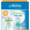 DrBrown Dr. Brown's Options+ Bred Hals Sutteflaske 150 ml 2-pak