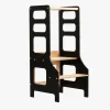 Børn DuckWoodworks Børnemøbler-Duck Woodworks Justerbart Læringstårn, Sort