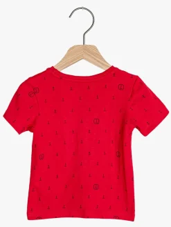 Børn Ebbe Boston T-Shirt, Blue Anchors