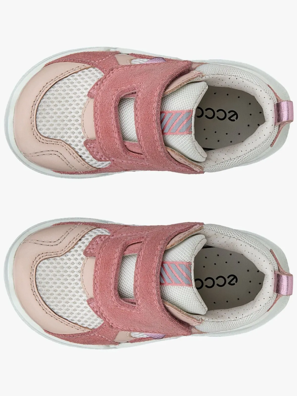 Børn Ecco Biom 2.2 Infant Sneakers, Rose Dust/Old Rose/White
