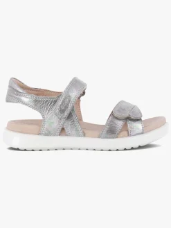 Børn Ecco Flora Sandaler, Silver Iridescent