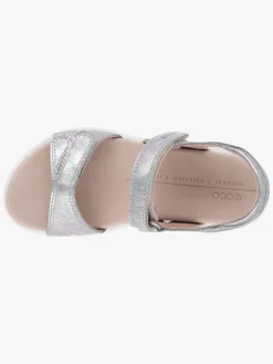 Børn Ecco Flora Sandaler, Silver Iridescent