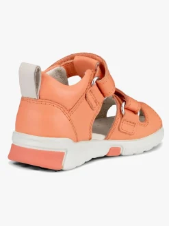 Sandaler & Klipklapper|Ecco Mini Stride Sandaler, Coral Orange