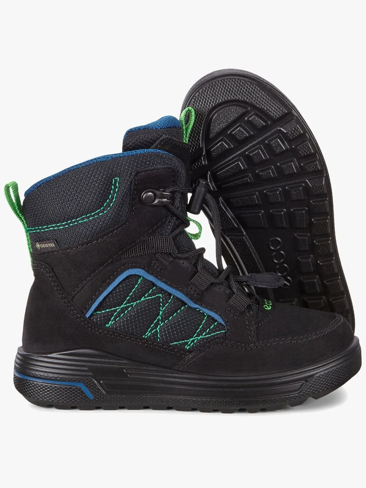 Børn Ecco Urban Snowboarder Støvler, Black/Poseidon