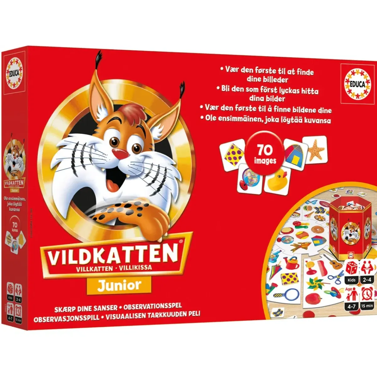 Spil & Puslespil|Educa Vildkatten Brætspil 70