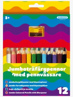 Krnan Egmont Kärnan Træfarvepens 12 stk Halv-Jumbo