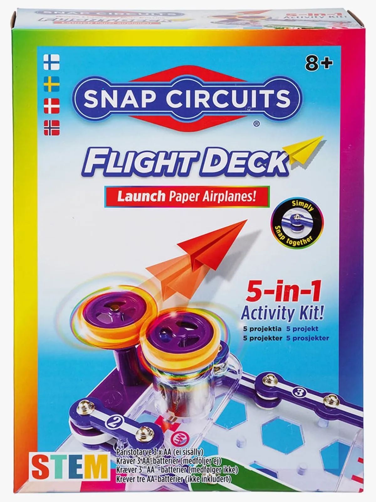Elenco Eksperimenter & Videnskab-Snap Circuits Flight Deck Eksperimentkasse