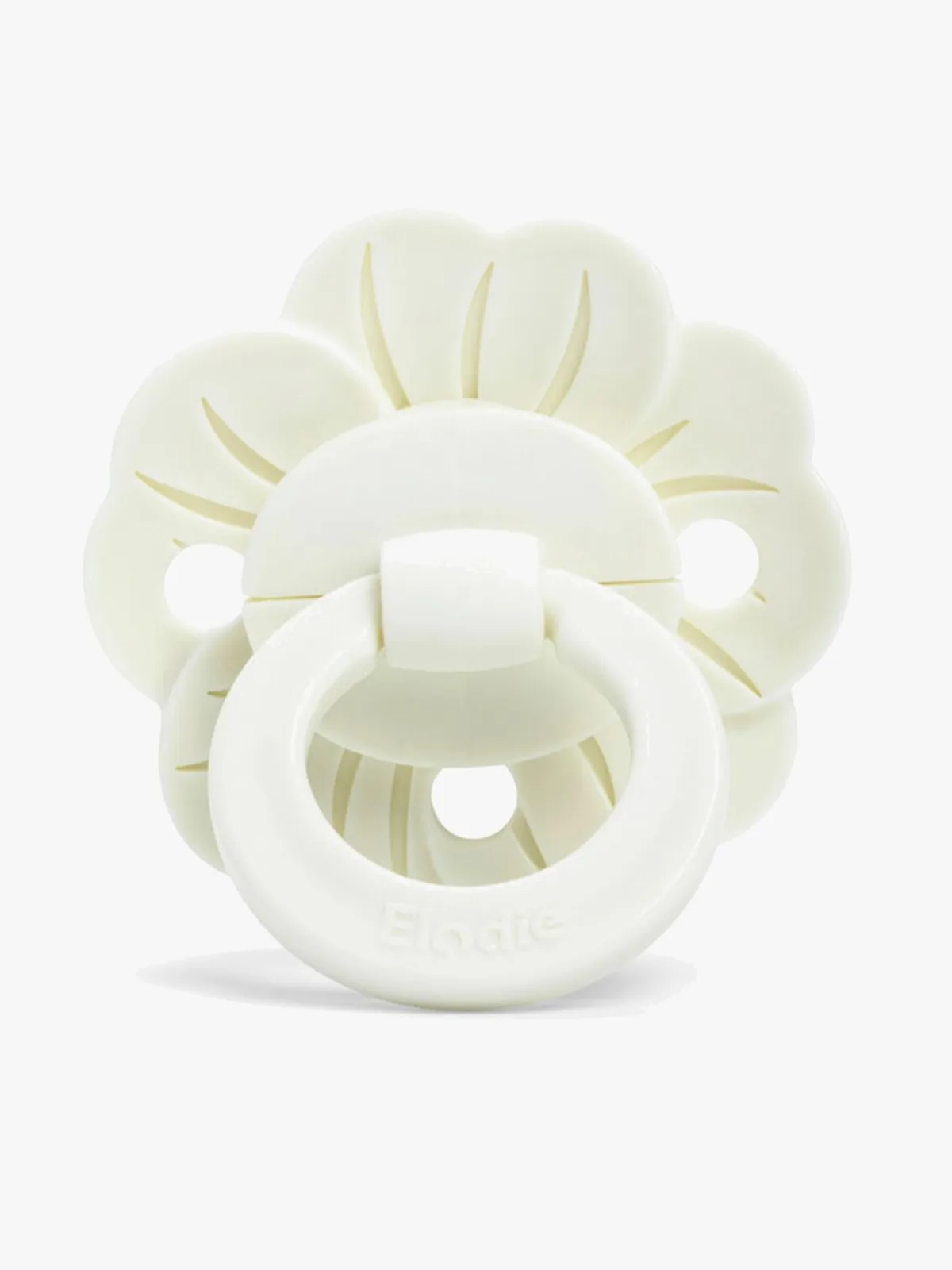 ElodieDetails Sutter & Suttesnore-Elodie Binky Bloom Sut Newborn, Vanilla White