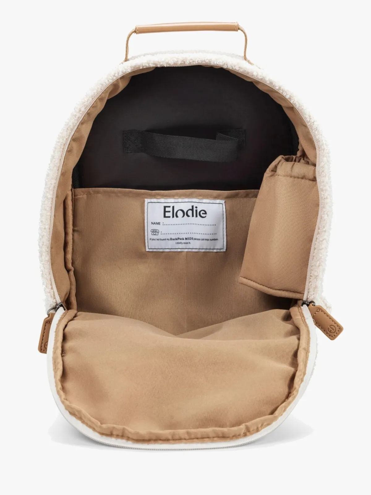 Børn ElodieDetails Tasker-Elodie MIDI Rygsæk, White Boucle