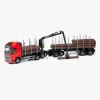 Emek Legetøjsbiler & -Fartøjer-Tømmerlastbil Volvo FH16/750, Rød