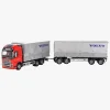 Emek Legetøjsbiler & -Fartøjer-Volvo FH16 Distributionslastbil med Anhænger