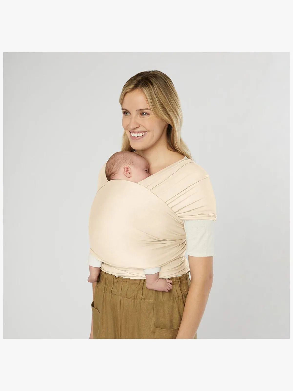 Ergobaby Aura Wrap Knit Strækvikle, Cream