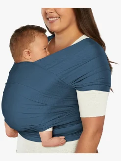 Ergobaby Bæreseler, Strækvikler & Bærestole-Aura Wrap Mesh Strækvikle, Twilight Navy