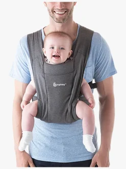 Ergobaby Bæreseler, Strækvikler & Bærestole-Embrace Bæresele, Heather Grey