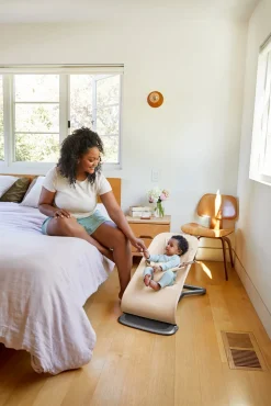 Ergobaby Skråstole & Babygynger-Evolve 3-in-1 Skråstol Mesh, Cream
