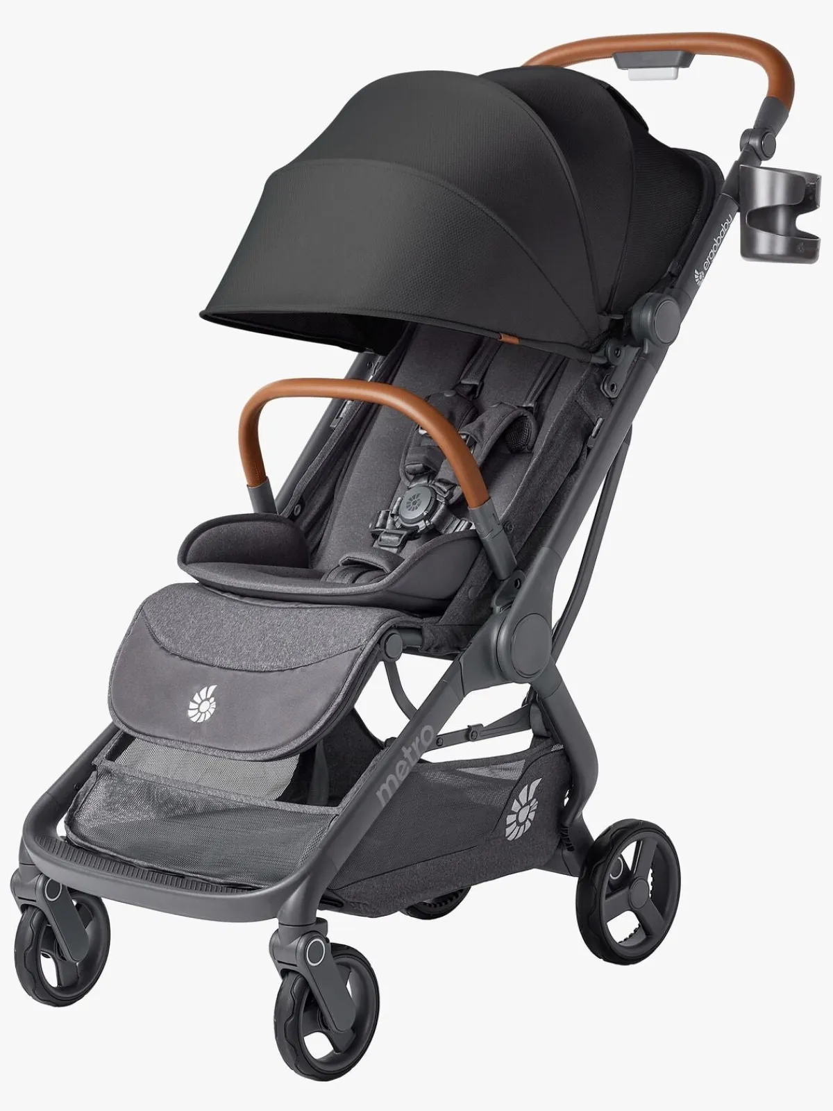 Ergobaby Rejseklapvogne-Metro 3 Deluxe Klapvogn, Jet Black