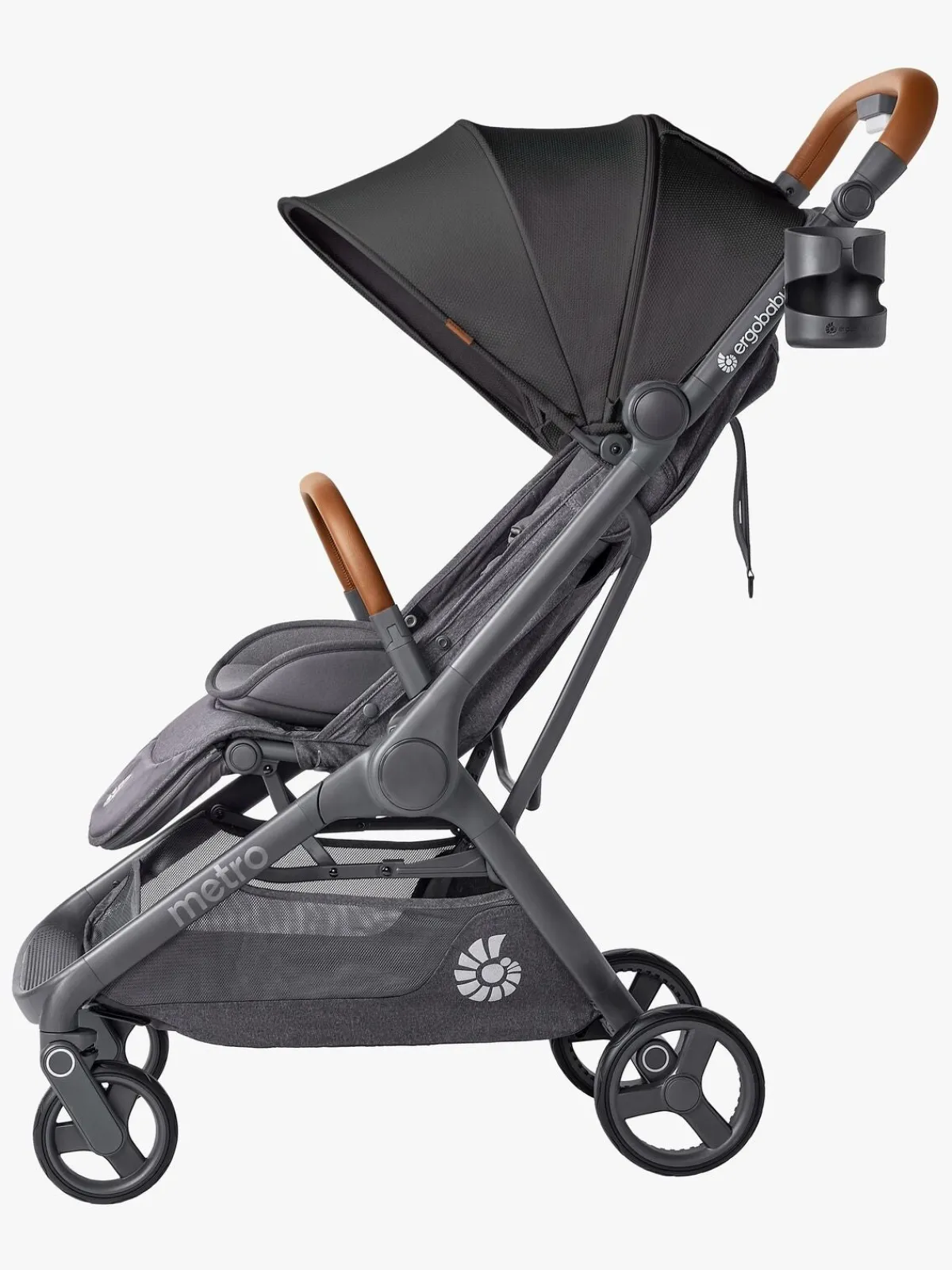 Ergobaby Rejseklapvogne-Metro 3 Deluxe Klapvogn, Jet Black