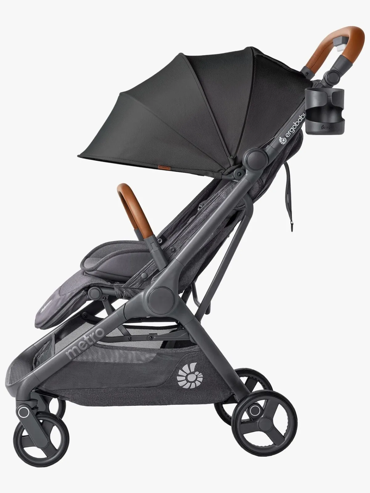 Ergobaby Rejseklapvogne-Metro 3 Deluxe Klapvogn, Jet Black