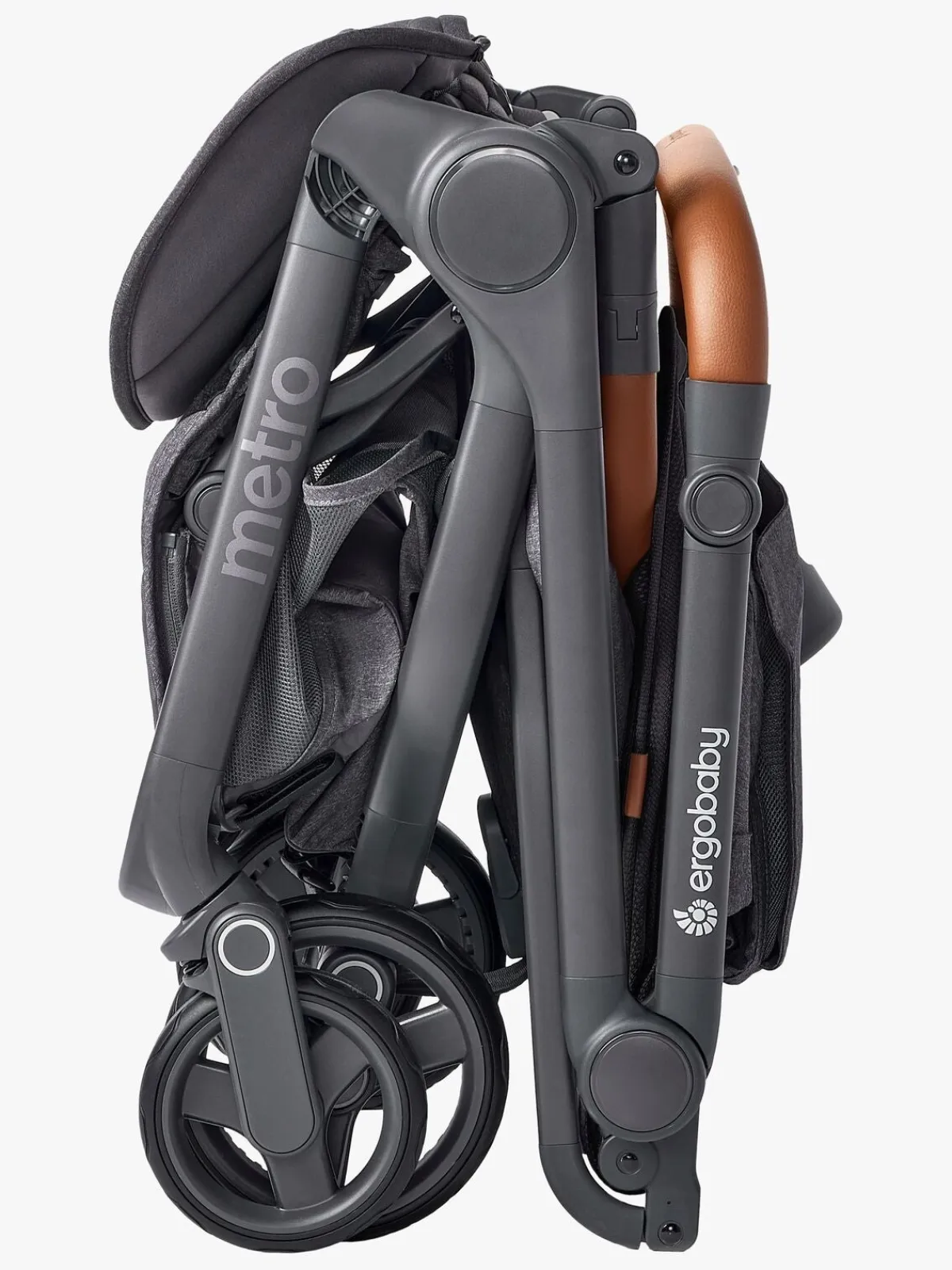 Ergobaby Rejseklapvogne-Metro 3 Deluxe Klapvogn, Jet Black