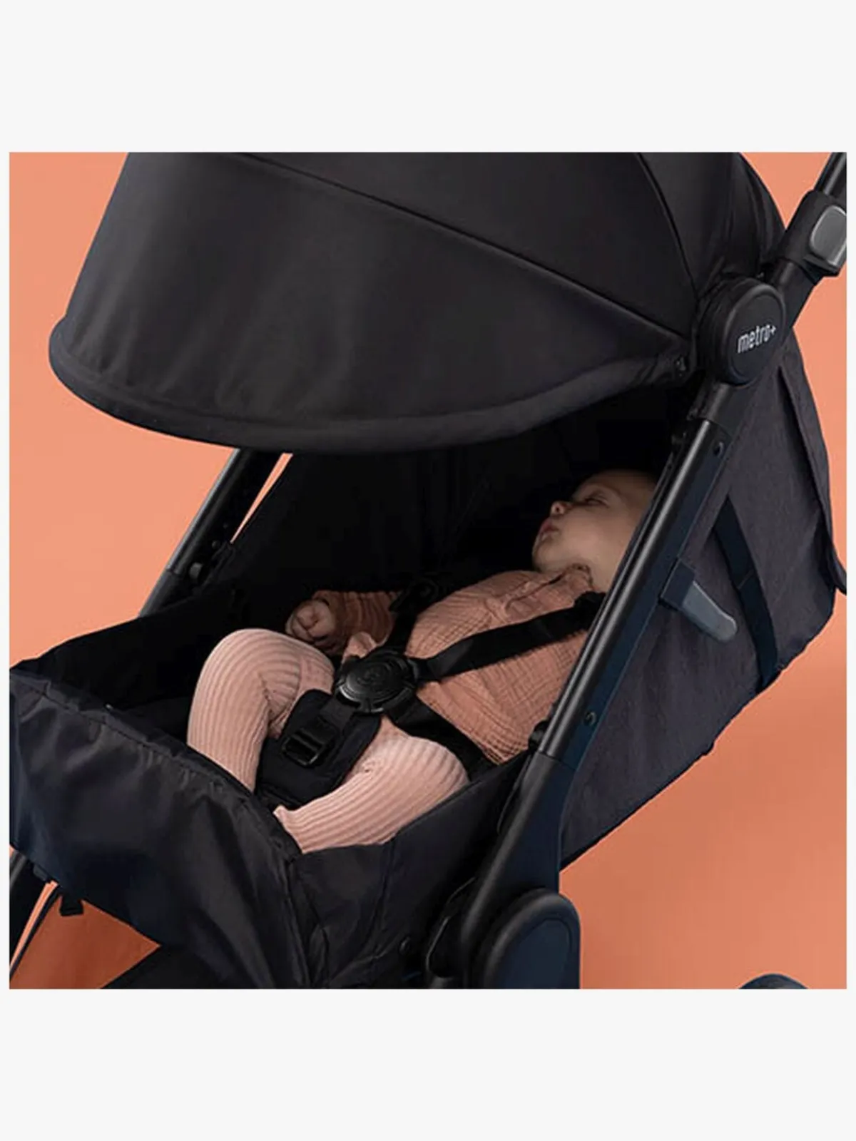 Rejseklapvogne|Ergobaby Metro+ Klapvogn, Black Sort