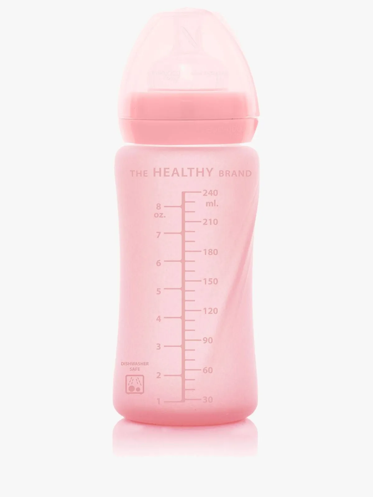 Spisetid|EverydayBaby Everyday Baby Sutteflaske Glas 240 ml, Lyserød Lyserød