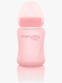 EverydayBaby Everyday Baby Sutteflaske Glas 150 ml, Lyserød