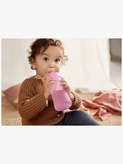 EverydayBaby Everyday Baby Varmeindikator Sutteflaske Glas 240 ml, Cerise