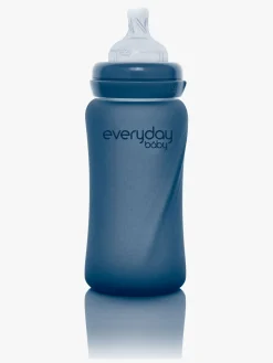 EverydayBaby Everyday Baby Varmeindikator Sutteflaske Glas 240 ml Blåbær