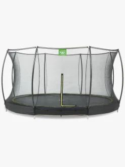 EXIT Silhouette InGround Trampolin med Sikkerhedsnet 427 cm
