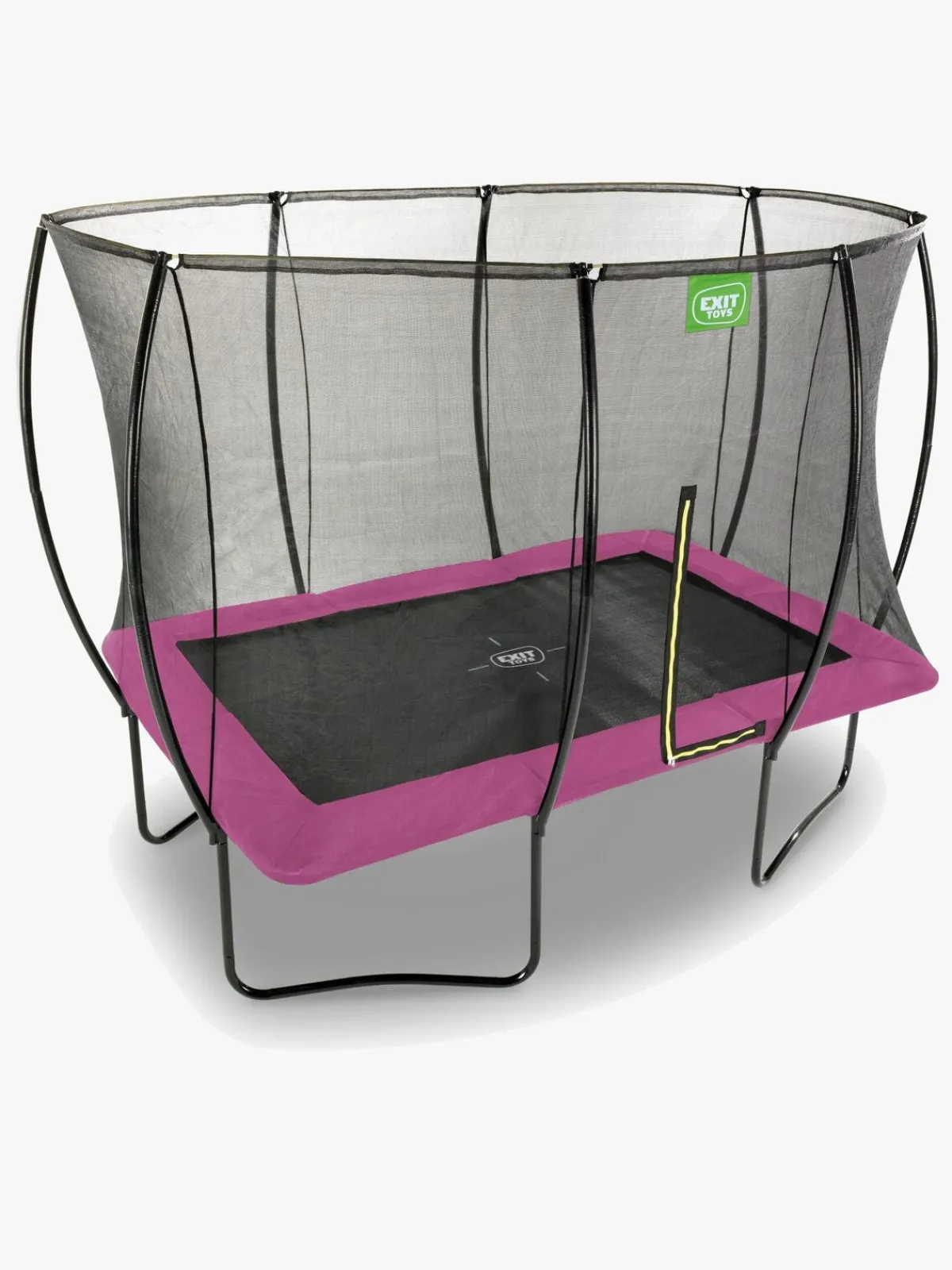 EXIT Silhouette Trampolin inkl. Sikkerhedsnet 244x366 cm, Pink
