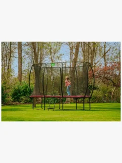 EXIT Silhouette Trampolin inkl. Sikkerhedsnet 244x366 cm, Pink