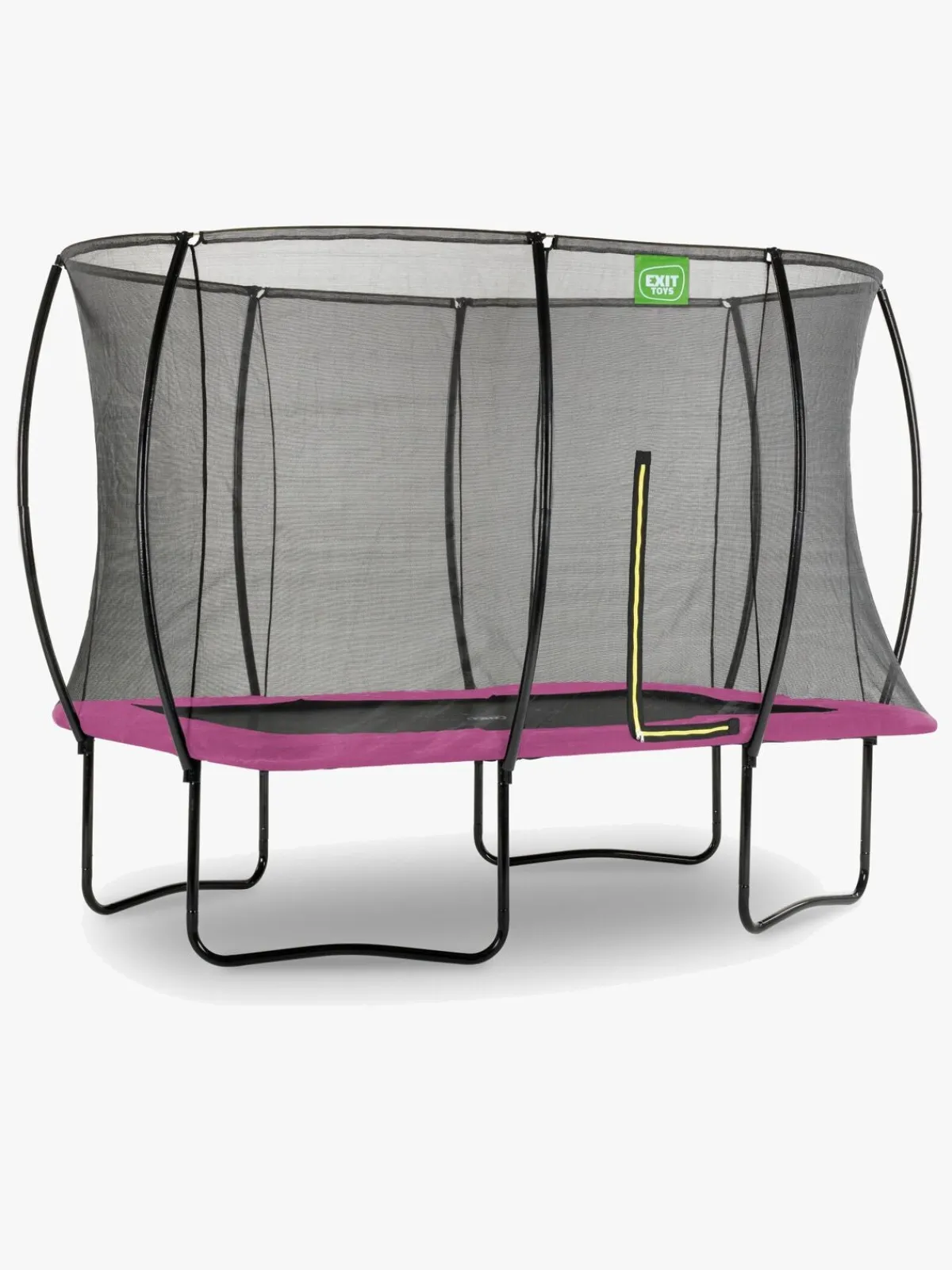 EXIT Silhouette Trampolin inkl. Sikkerhedsnet 244x366 cm, Pink