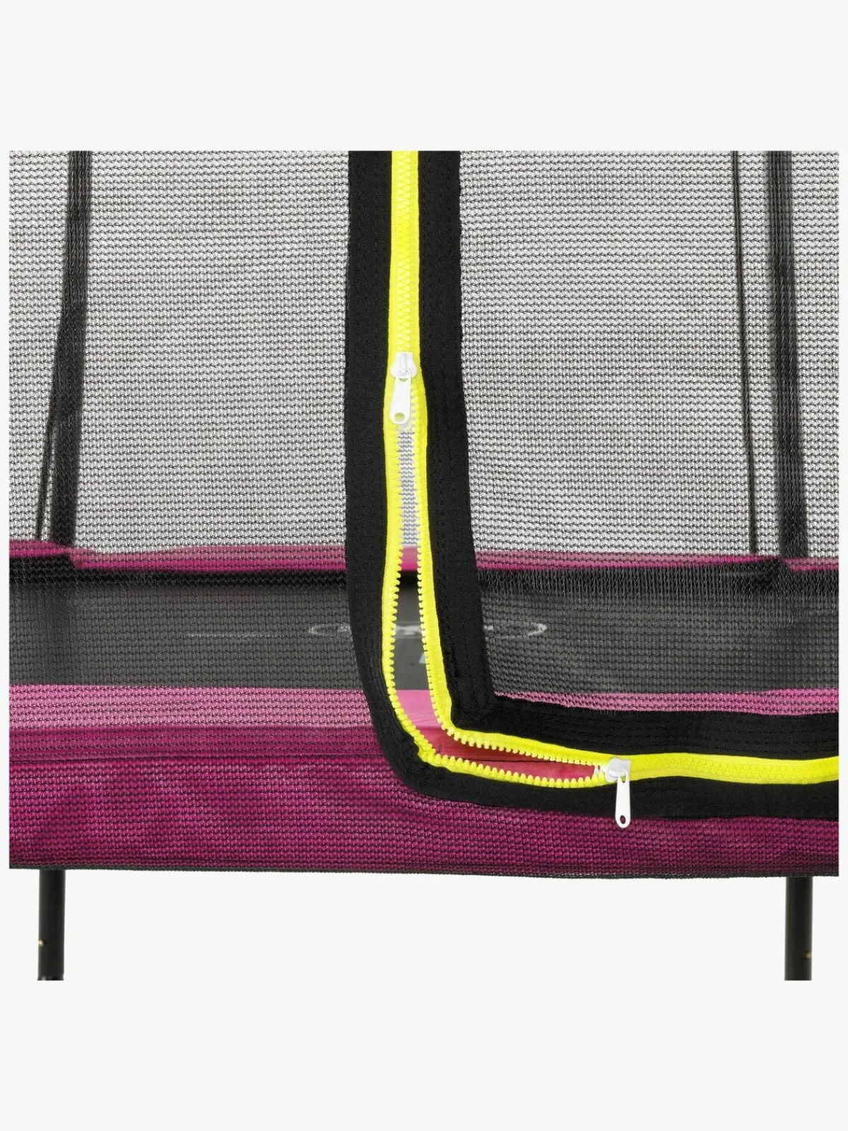 EXIT Silhouette Trampolin inkl. Sikkerhedsnet 244x366 cm, Pink
