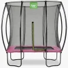 EXIT Silhouette Trampolin inkl. Sikkerhedsnet 153x214 cm, Pink