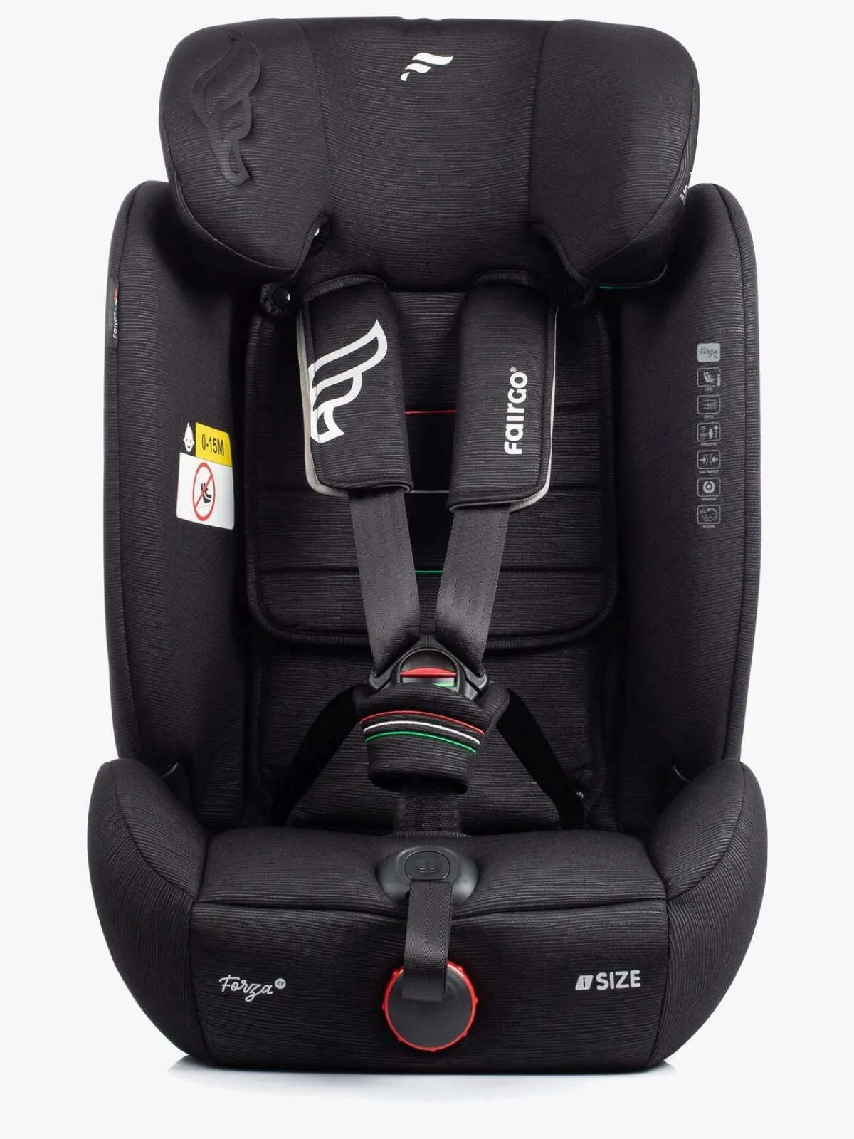 Fairgo Autostole 9-36 Kg-Forza i-Size Autostol, Black Sand