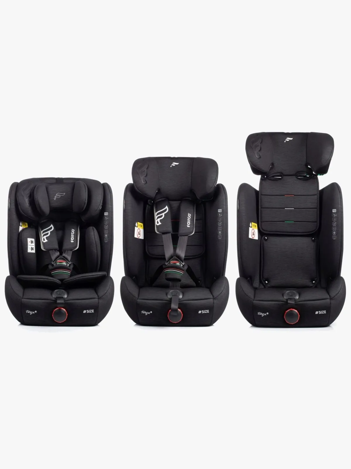 Fairgo Autostole 9-36 Kg-Forza i-Size Autostol, Black Sand