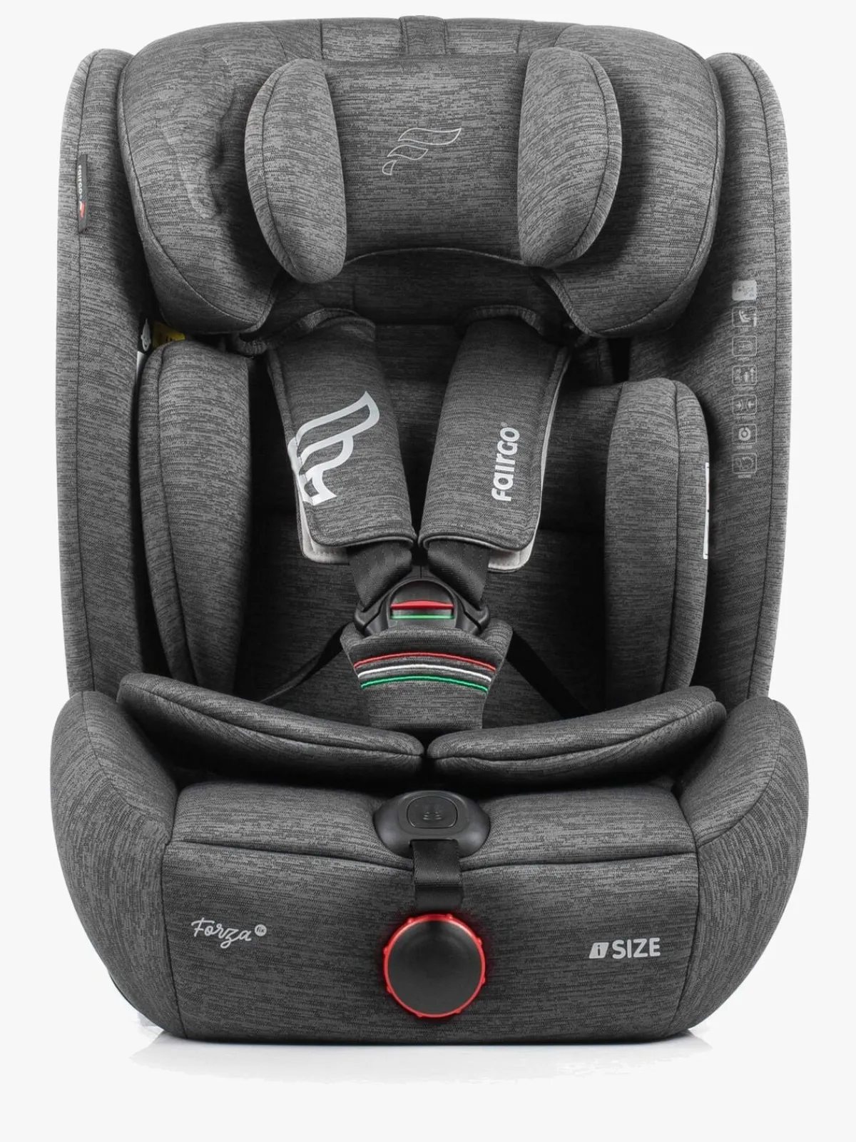 Fairgo Forza i-Size Autostol, Stone Grey
