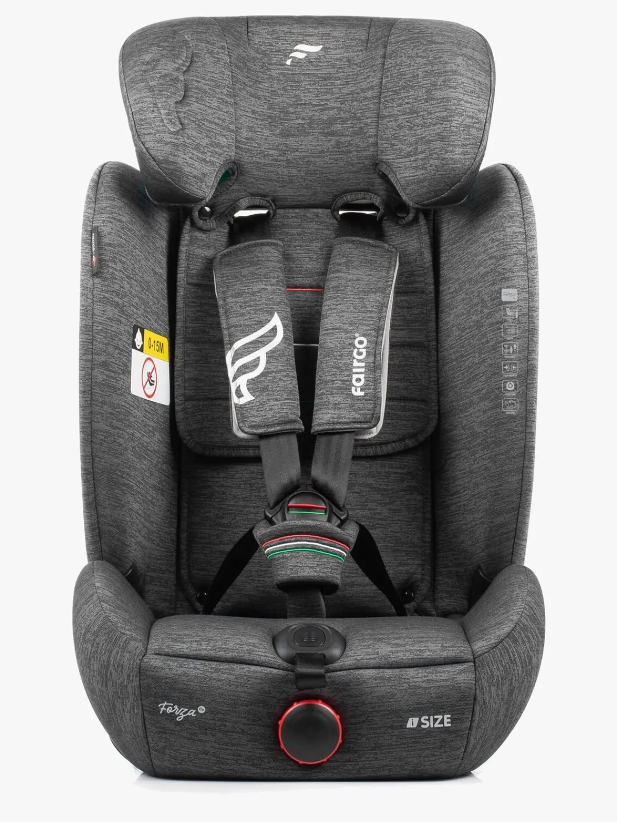 Fairgo Forza i-Size Autostol, Stone Grey