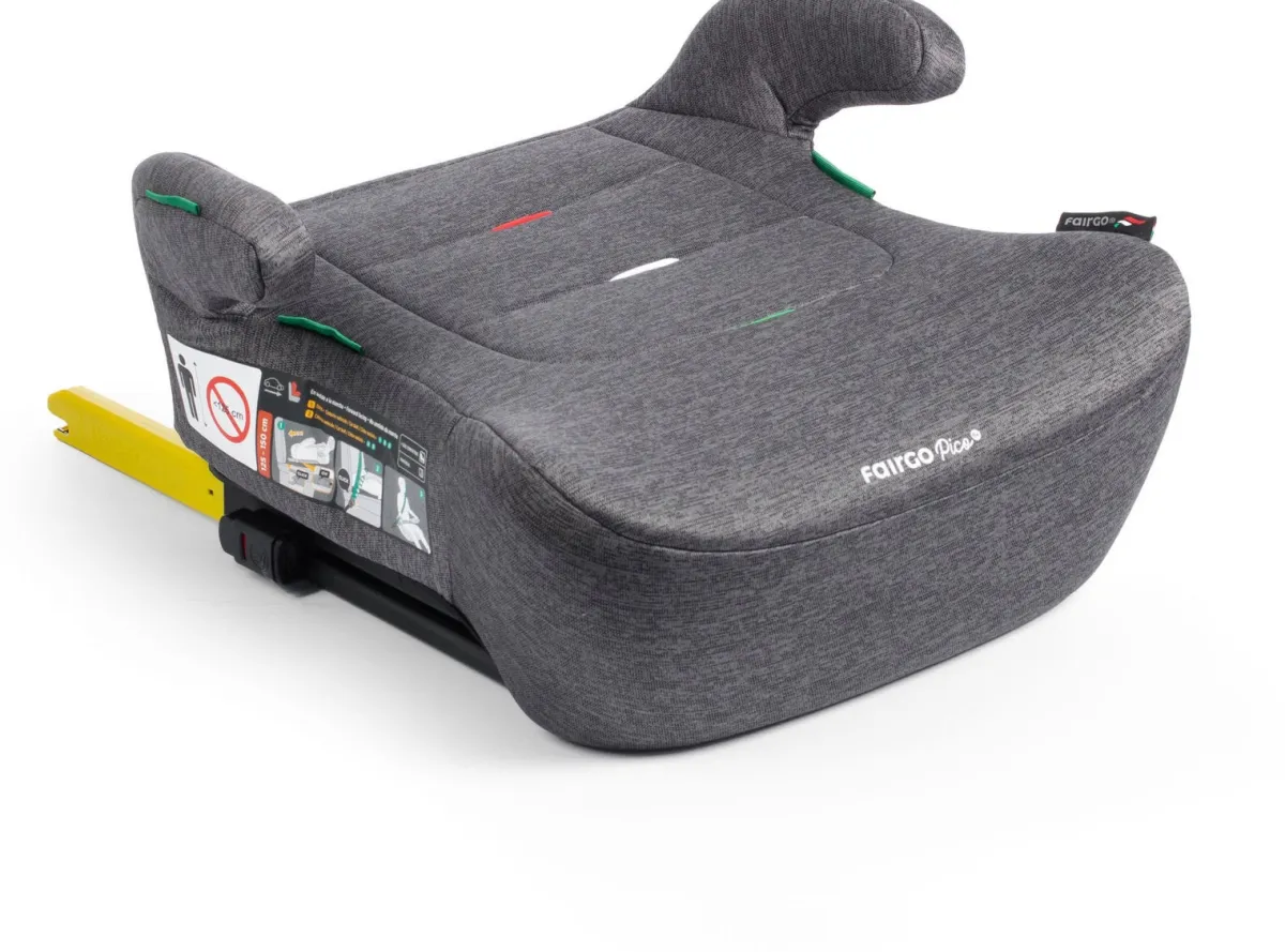 Selepuder|Fairgo Pico i-Size Selepude, Stone Grey Grå