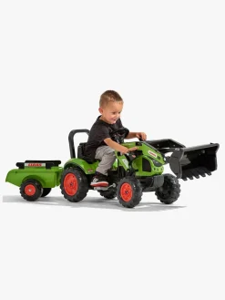 Pedal- & Gåbiler|Falk Claas Arion 410 Skovl med Trailer