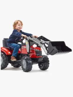 Pedal- & Gåbiler|Falk Front Loader 3-7 År, Grå