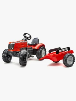 Pedal- & Gåbiler|Falk Massey Ferguson S8740 Traktor med Trailer