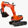 Udelegetøj|Falk Ride-on-gravemaskine Super Builder inkl. Hjelm, Orange