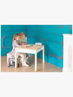 Børn FamilySCL Family-scl Smart Opbevaring Bord med Stol, Hvid