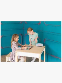 Børn FamilySCL Family-scl Smart Opbevaring Bord med Stol, Hvid