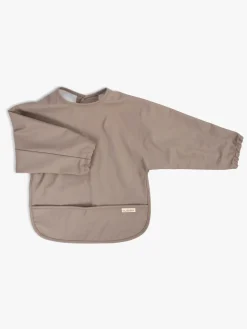 Spisetid|FILIBABBA Langærmet Hagesmæk, Warm Grey