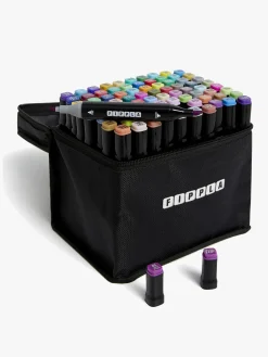 Børn Fippla Legetøj Til Børn På 0-10 År|Kreativt Legetøj-Dobbeltspids Alkoholbaserede Illustration Markers 80-pak